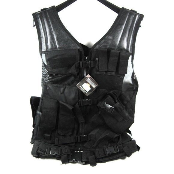 VISM Tactical Vest [2XL+] - Black - Picture 1 of 8